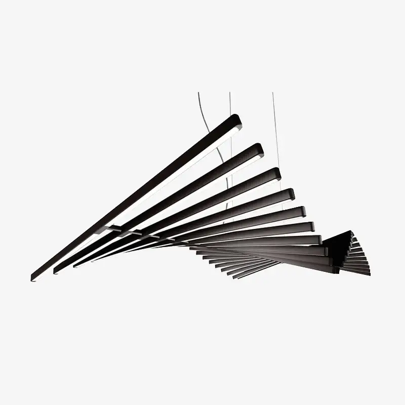 Led designer chandelier in bilbao light rod Prix Bas