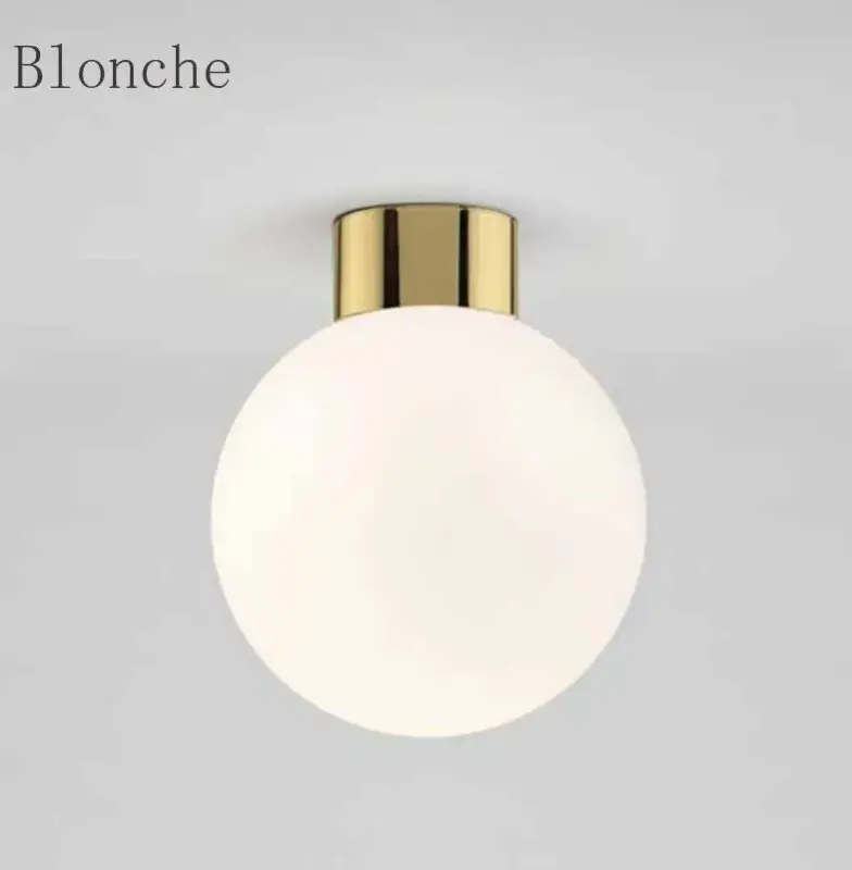 Round glass ball led ceiling light Meilleur Prix