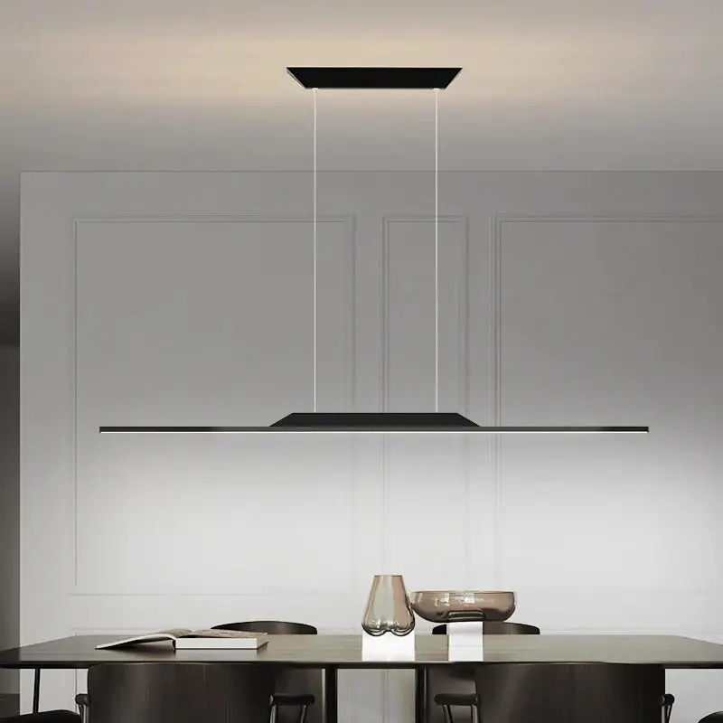 Nouveauté Nordic linear pendant light for kitchen island or bar lighting
