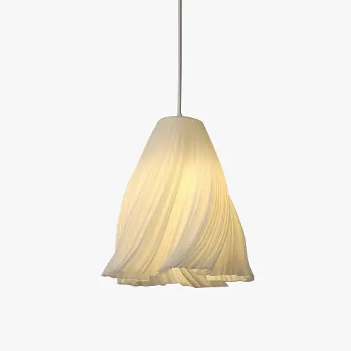 Simple modern chandelier with creative 3d printing and triple arms Haute Qualité