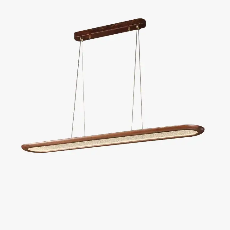 Promotion Saisonnière Modern walnut pendant light with decorative led for bar