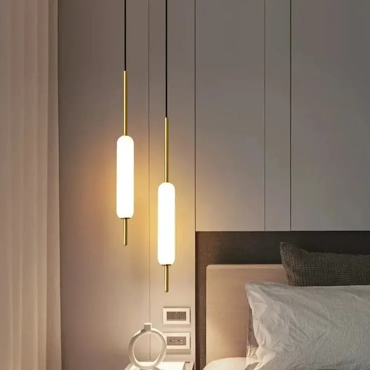 Usine Directe Modern minimalist nordic pendant light in metal and glass