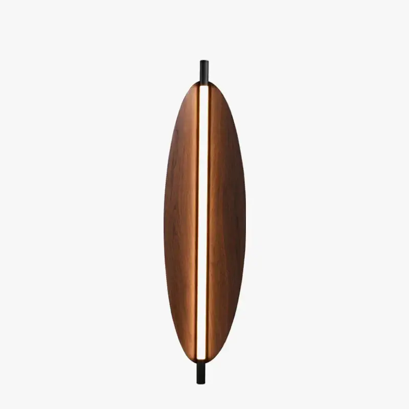 Wabi sabi style led wall light with minimalist japanese wood grain Meilleur Prix