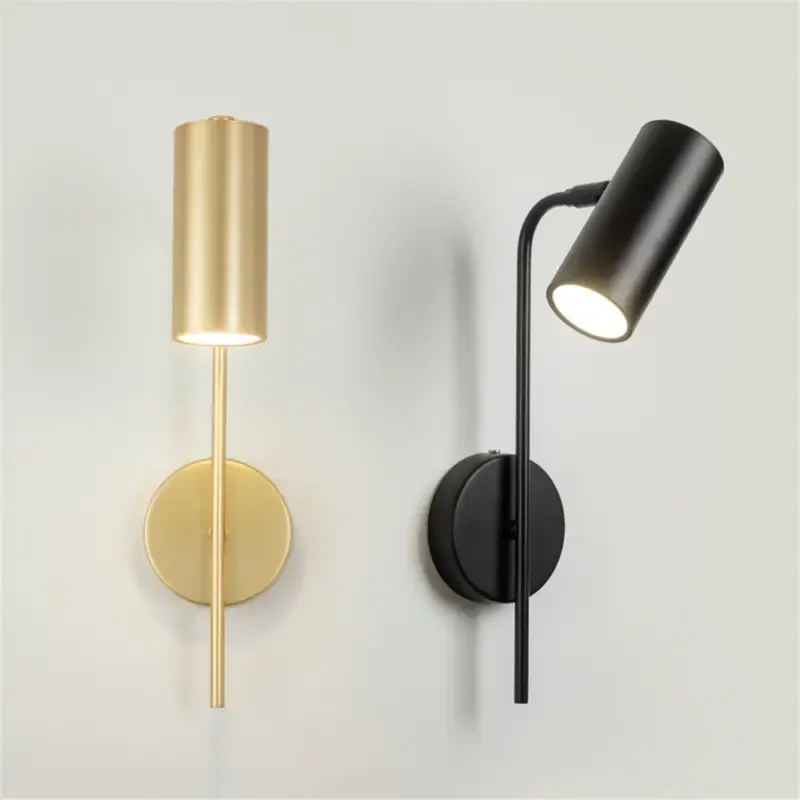 Vente Directe Modern rotatable led wall light with long pole switch