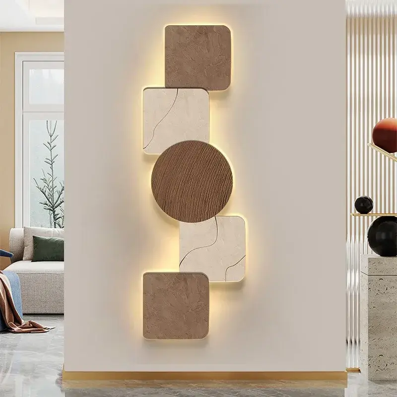High-quality moon led wall light with hanging artwork Petit Prix