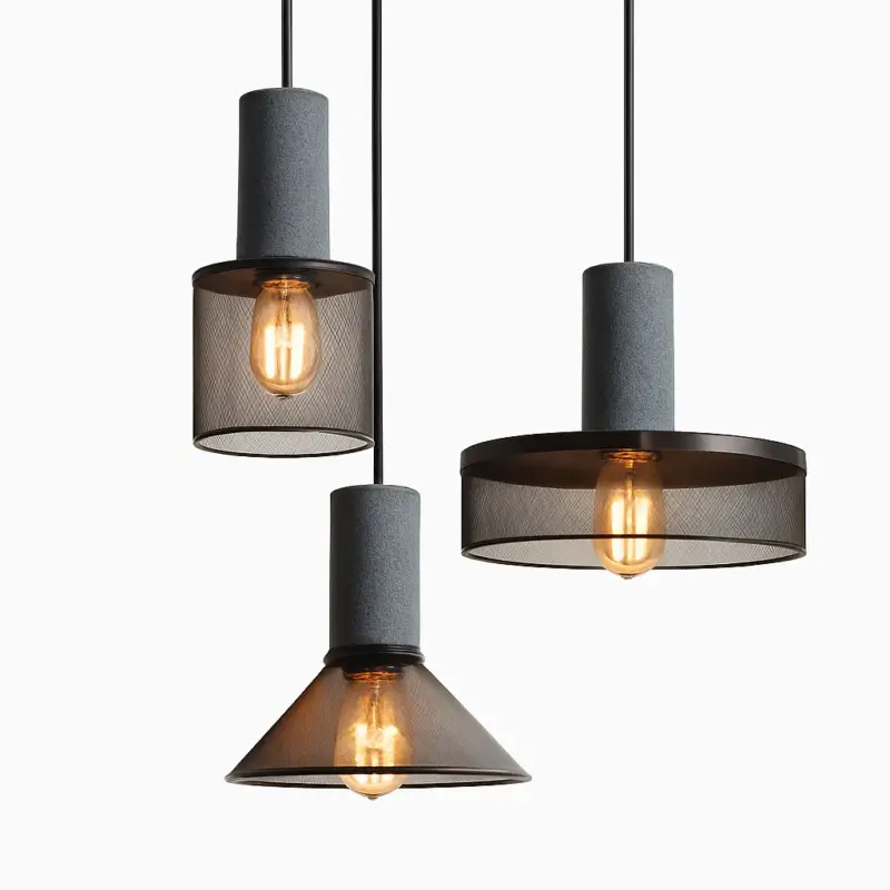 American vintage style cement pendant light for loft, café, bar, re... Prix Réduit