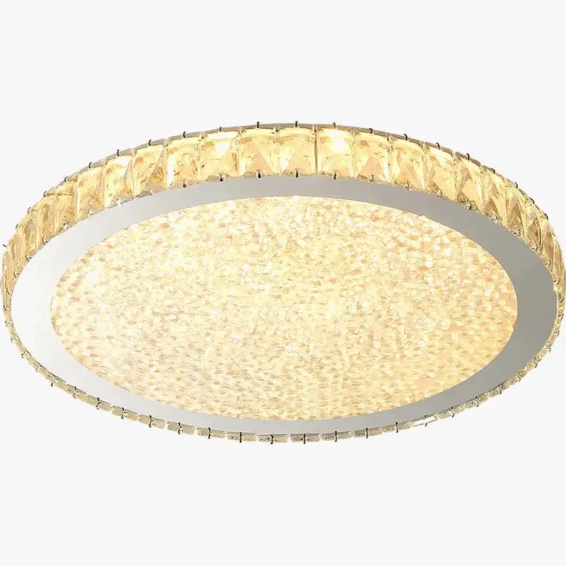 Acheter En Ligne Modern ultra-slim round crystal led ceiling light