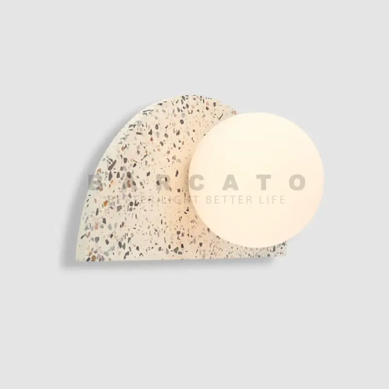 Seulement Aujourd'hui Japanese retro terrazzo led wall light for homestay