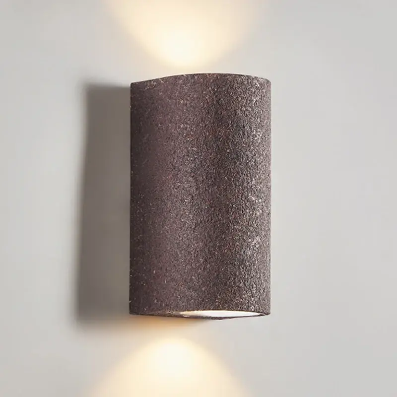 Commander Maintenant Japanese wabi-sabi retro cement led wall light