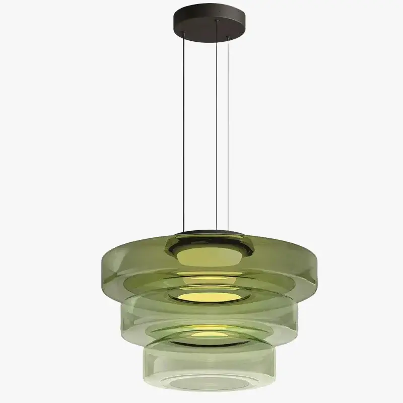 Danish boho designer pendant light with glass shade for coffee tables Usine Directe