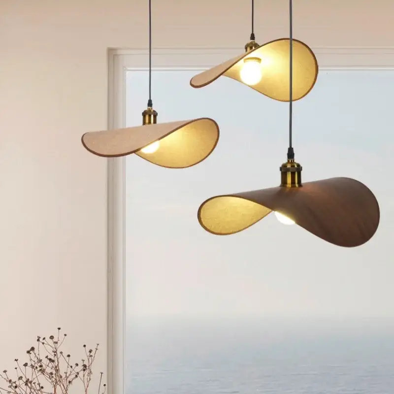 Minimalist wabi sabi style led pendant light nordic design Vente Flash