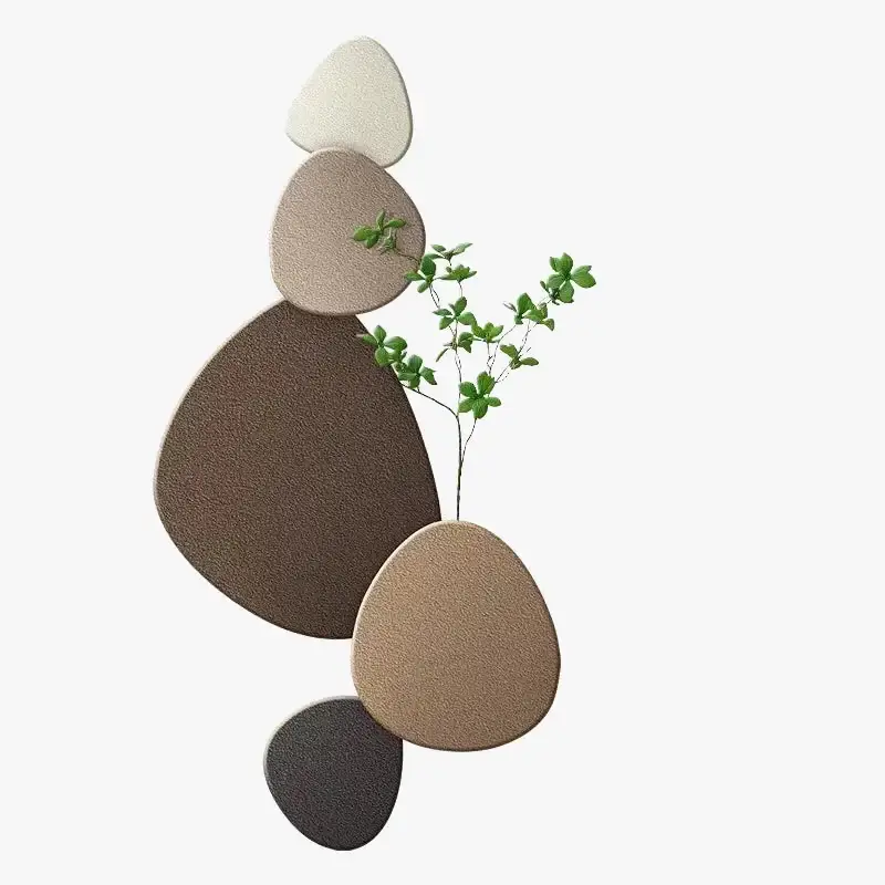 Modern decorative wall light with green plant design Jusqu'à Épuisement Des Stocks