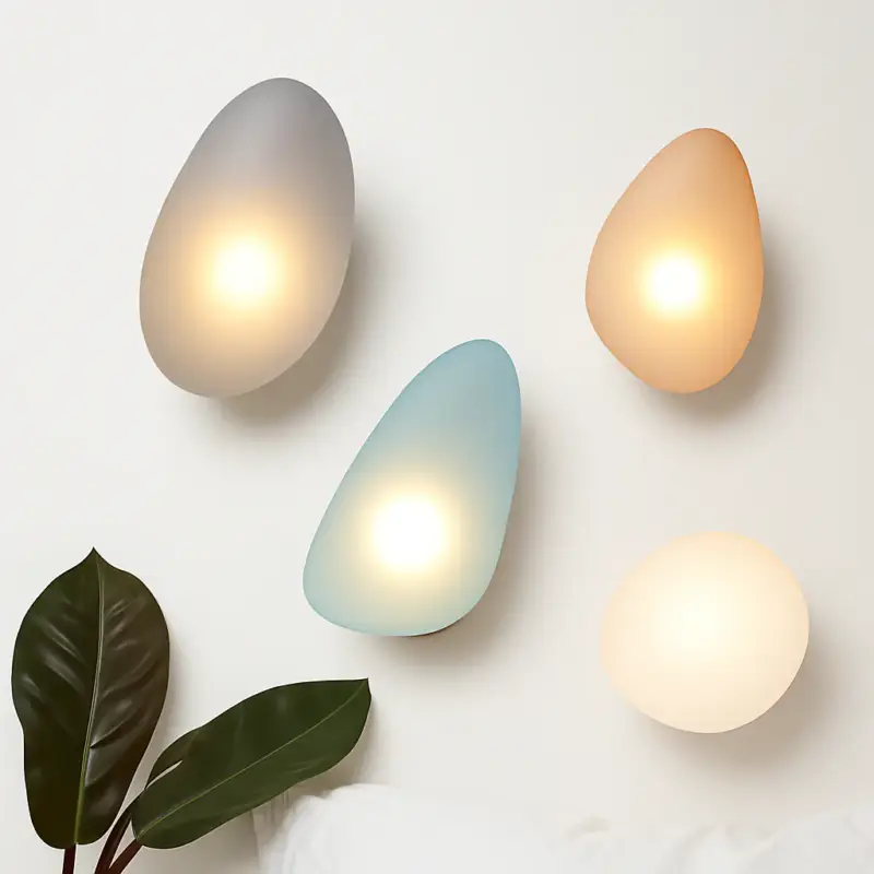 Nordic design glass led wall light decorative lamp Soldes