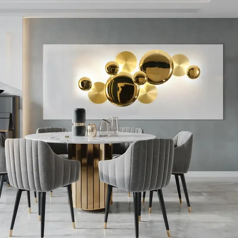 Petit Prix Modern nordic luxury led wall light for tv background