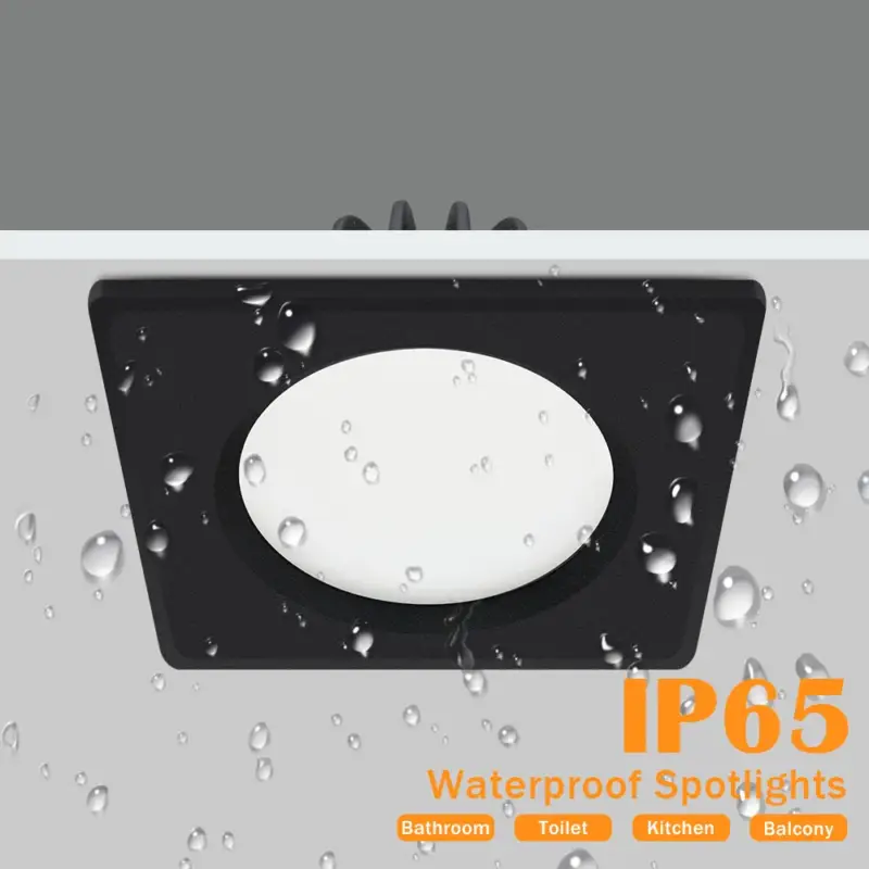 Waterproof square recessed led spot for various uses Commander Maintenant