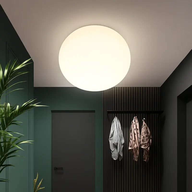 Bon Marché Nordic minimalist led glass ceiling light decorative