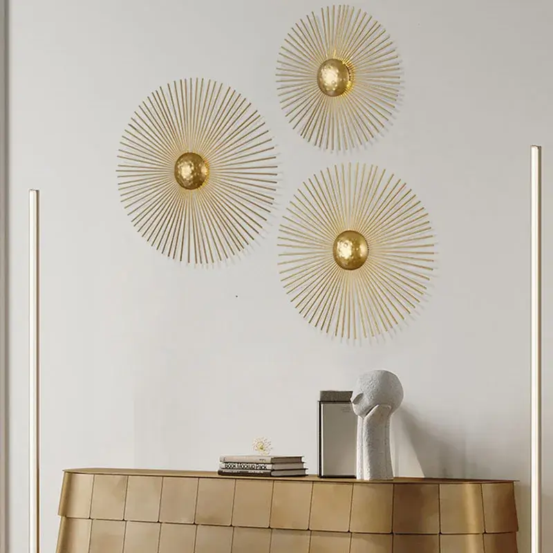 Sun led wall light decorative for hotel or boutique Livraison Express