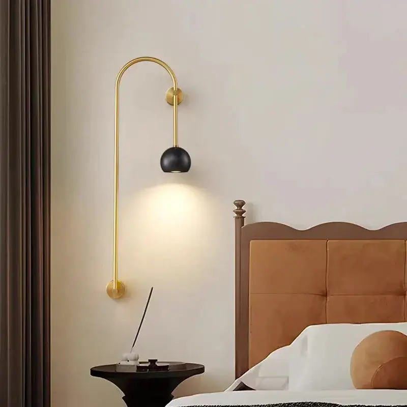 Minimalist copper and brass wall light gu10 Vente Directe