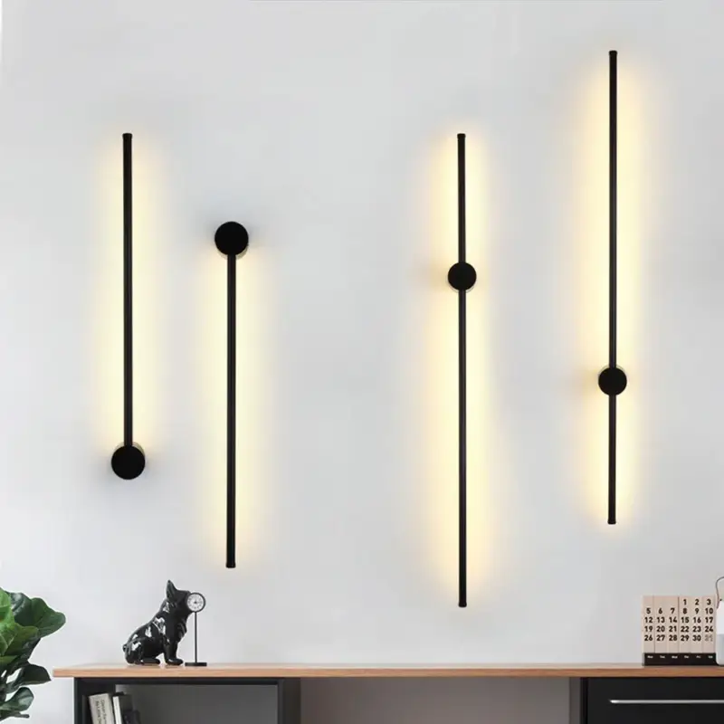 Minimalist long strip led wall light for indoor decoration Remise