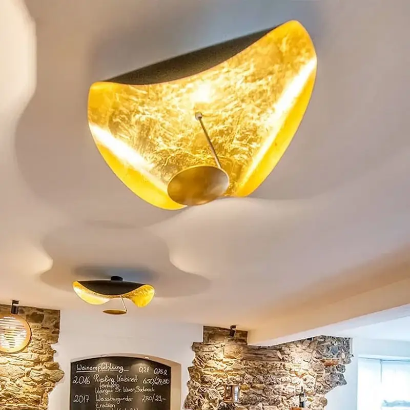 Modern retro industrial flying saucer led ceiling light Top Vente