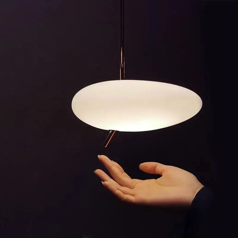 Must-Have Nordic led pendant lamp with touch switch and glass pebbles