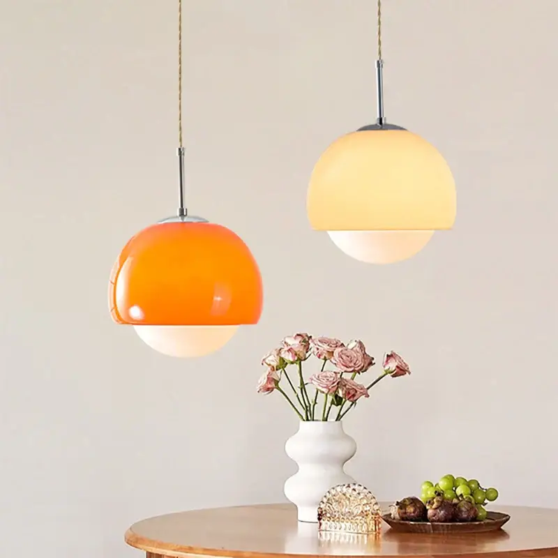 Nordic glass pendant light for decorative interiors Expédié Aujourd'hui