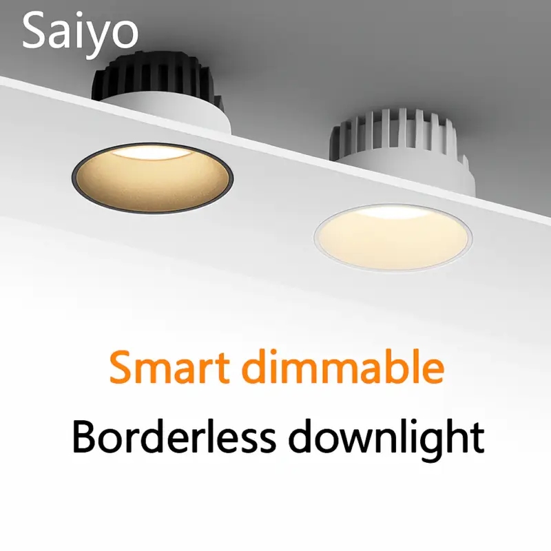 Petit Prix Smart led recessed anti-glare aluminium trimless downlight