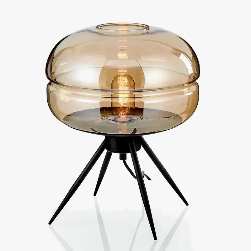 Paiement Sécurisé Modern nordic glass led table lamp for night-time decoration