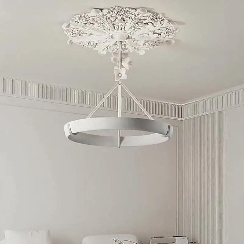 Achetez Aujourd'hui Aipaite modern faux sculpture round chandelier is an indoor light f...