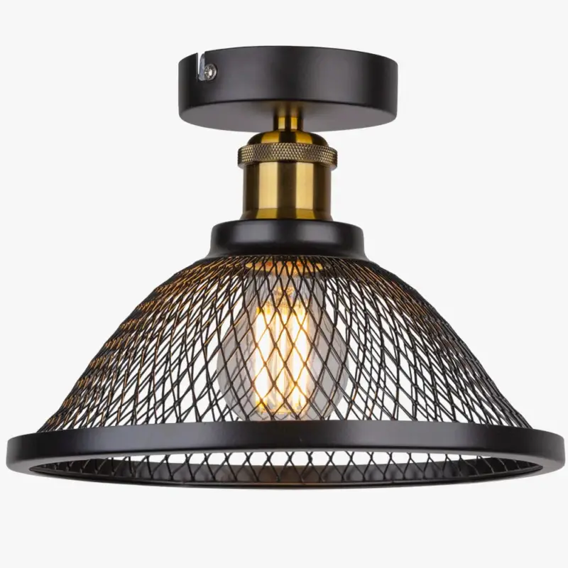Modern led ceiling light vintage industrial retro loft style Authentique