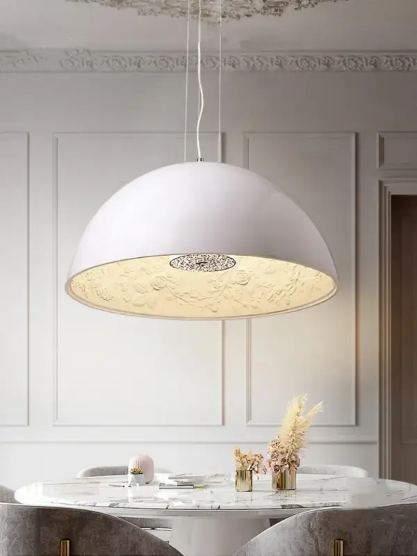 Replica skygarden chandelier in resin with romantic relief art Bon Marché