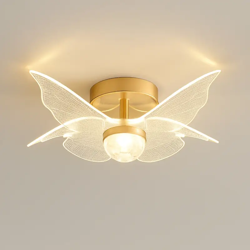 Petit Prix Nordic style gold acrylic led ceiling light