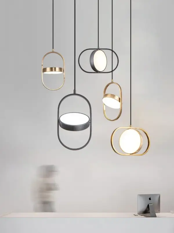 Post-modern magic eye creative rotating chandelier Dernière Chance