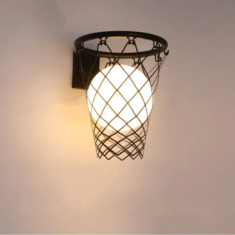 Creative nordic basketball wall light Acheter En Ligne