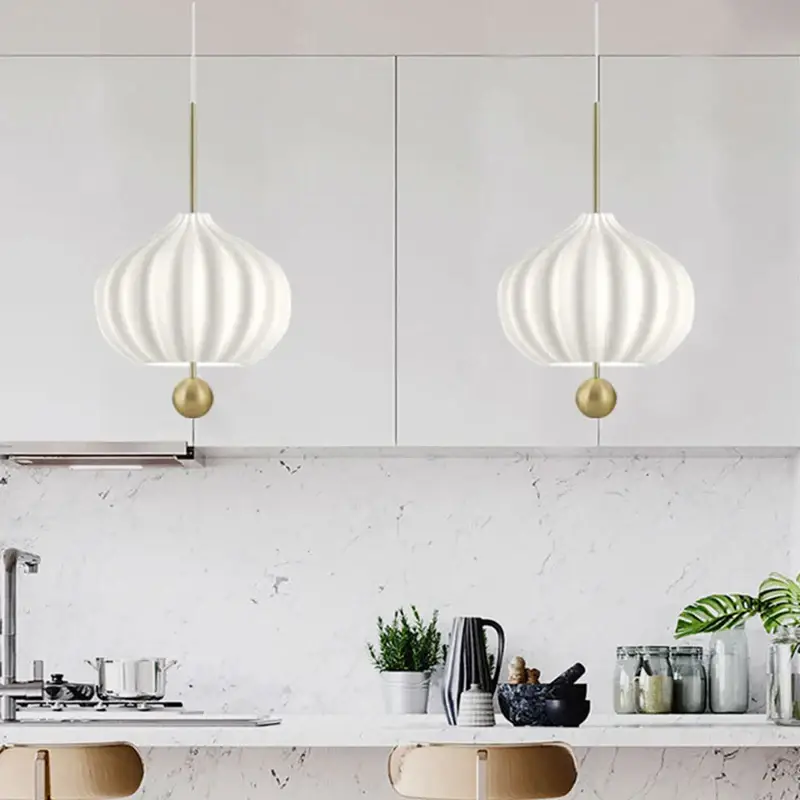 Prix Bas Modern glass pendant light with adjustable metal cord