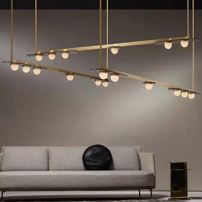 Must-Have Led chandelier art deco style glass pendant light