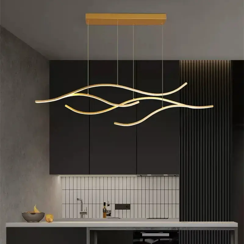 Nordic minimalist led restaurant pendant lights, bar counter, kitch... Top Vente