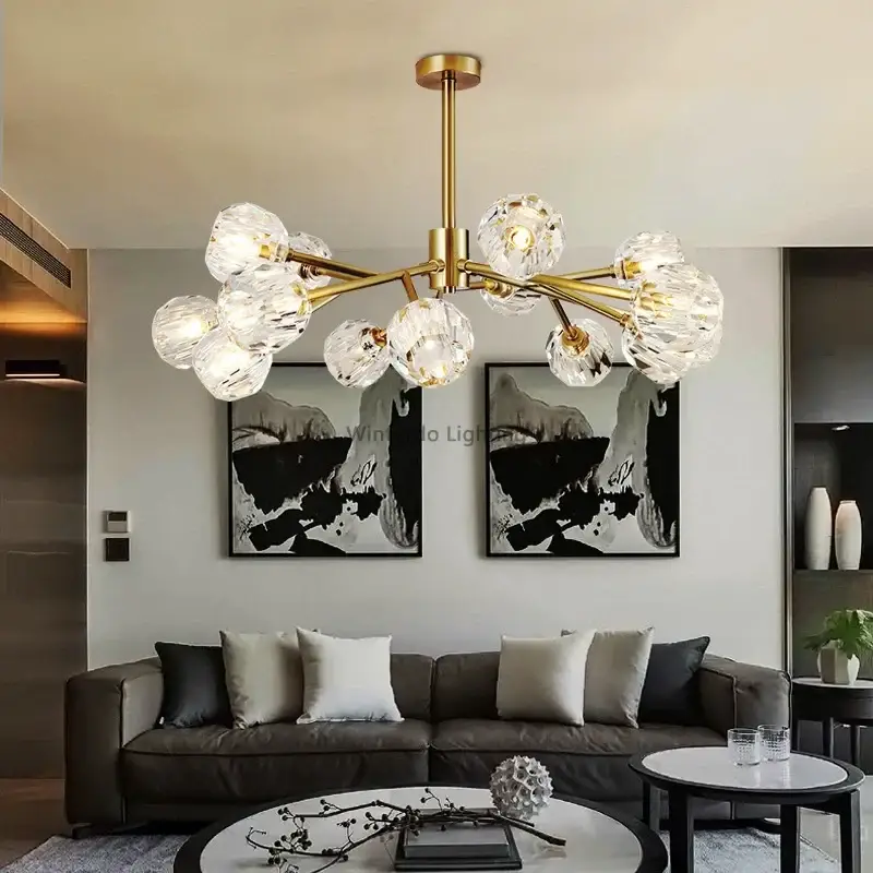 Must-Have Luxury crystal chandelier postmodern lighting winfordo wf-xd011
