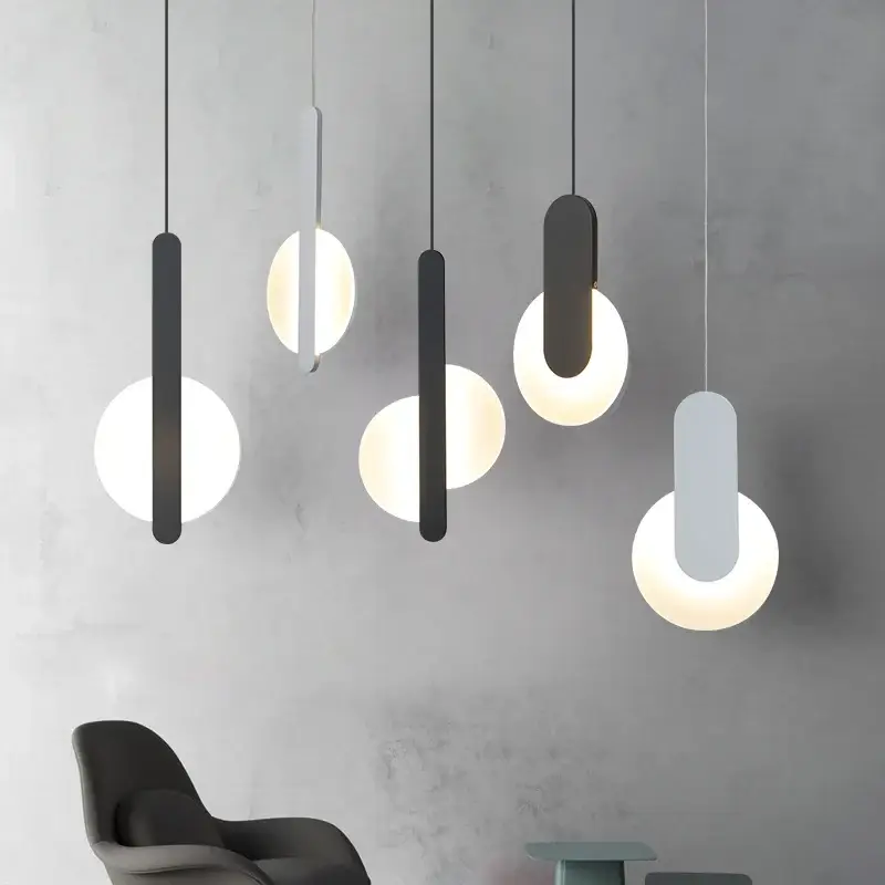 Modern scandinavian led pendant light with long cable Quantité Limitée