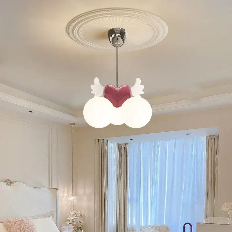 Modern animated love chandelier for girl's bedroom Meilleure Vente