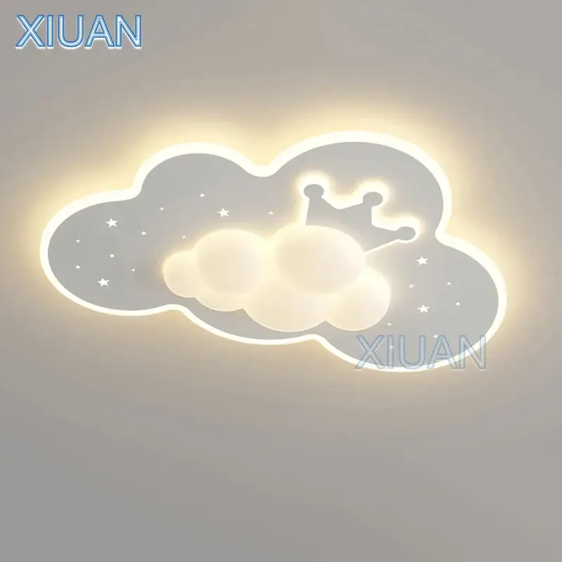Réduction Creative crown and cloud chandelier for children
