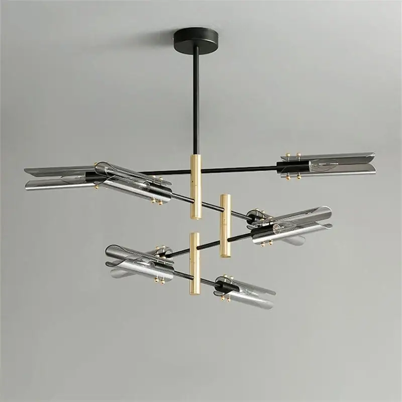 Offre Limitée Nordic glass chandelier with creative design