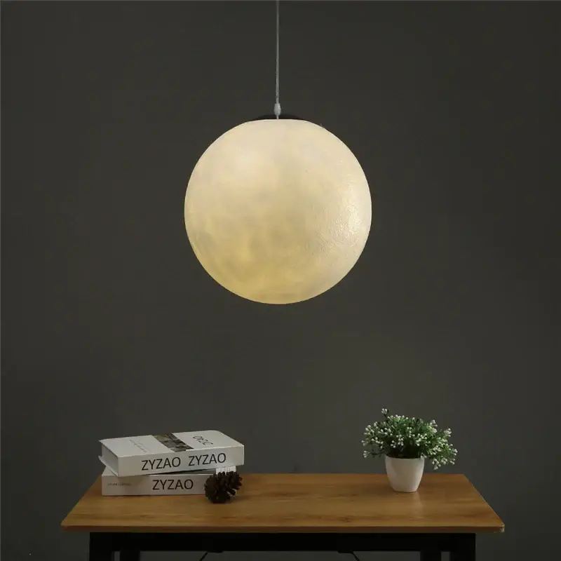 Top Vente Modern nordic led moon pendant light