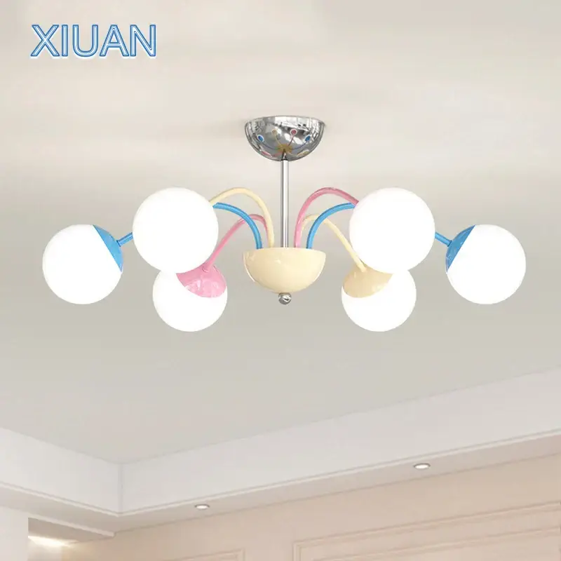 Modern colourful bubble chandelier for indoor hanging Meilleur Choix