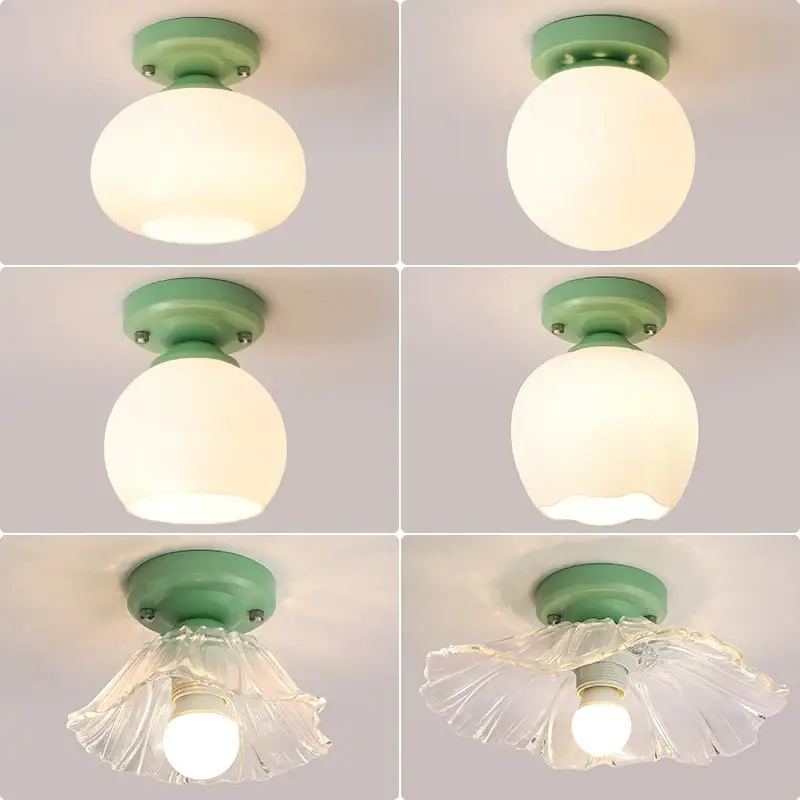 Decorative nordic style surface mount glass led ceiling light Promotion