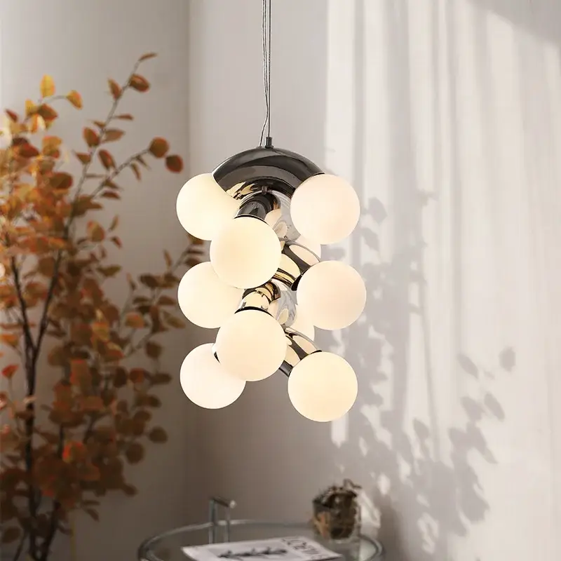Prix Promo Modern and creative grape-shaped chandelier nordic vintage style