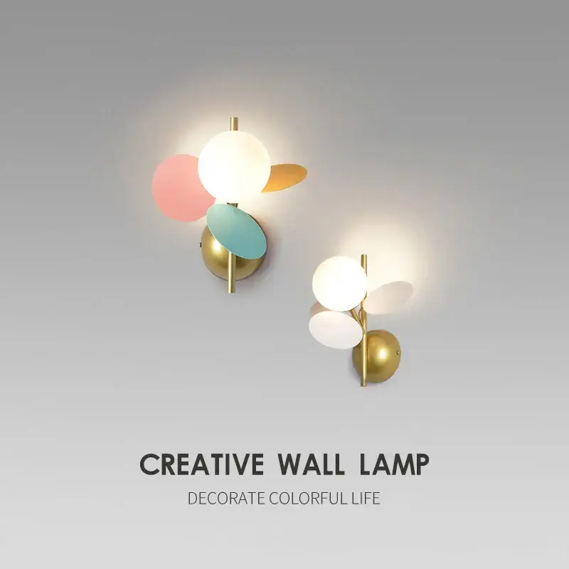 Creative leaf-shaped wall light for children Prix Bas