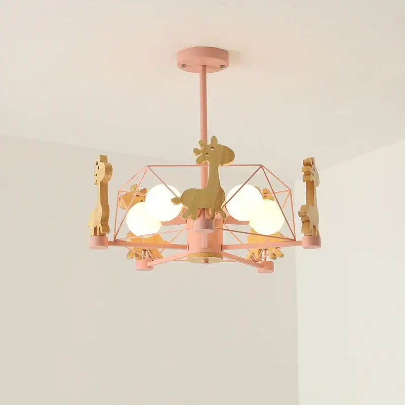 Kids room lighting nordic children child room ceiling light e27 hol... Promotion Saisonnière