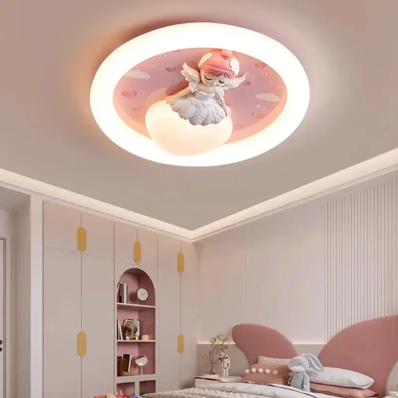 Full spectrum children's room ceiling lamp cartoon resin prince... Must-Have