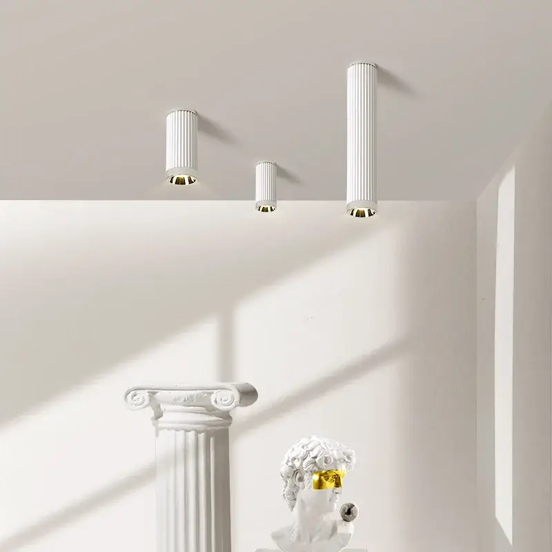 Livraison Express Creative living room led spotlight roman columns design ceiling dow...